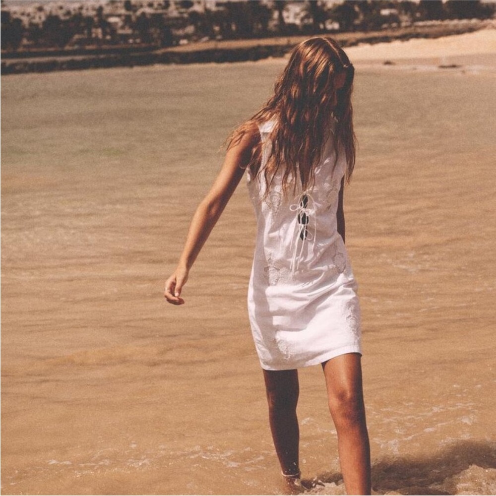 Zara White Mini Dress